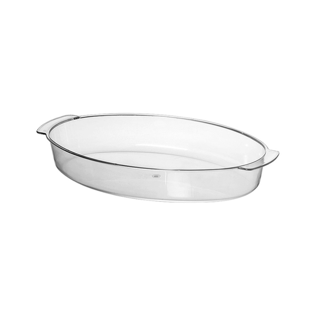 Travessa Acrílica Oval 220x330mm Petisqueira Saladeira em Oferta na Shopee