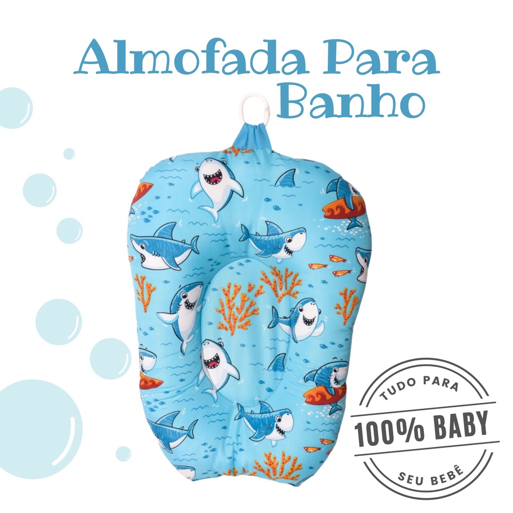 Almofada para Banho - Anatomica - com argola exclusiva - Secagem rápida - Enxoval