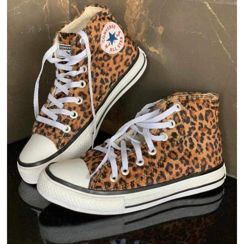 all star converse oncinha