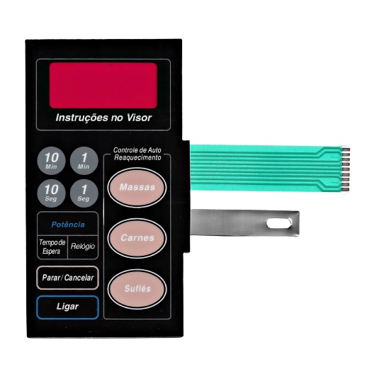 Membrana Teclado Para Microondas Panasonic Nn 5556tb Preta