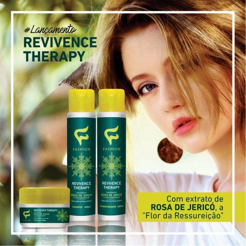 Kit Capilar Rosa de Jericó Revivence Therapy Fashion Cosméticos - Shampoo,  Condicionador e Máscara | Shopee Brasil