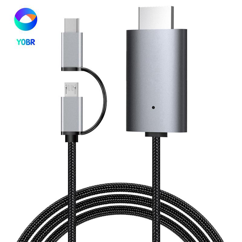 Cabo Usb Para Hdmi Mirascreen Ld39 Para Iphone Ipad Android Phone