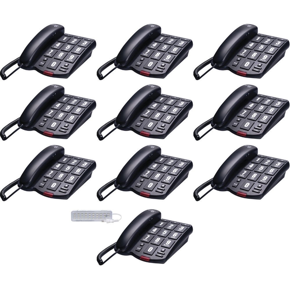 10 Aparelho Telefone com Fio Intelbras Tok facil mesa parede
