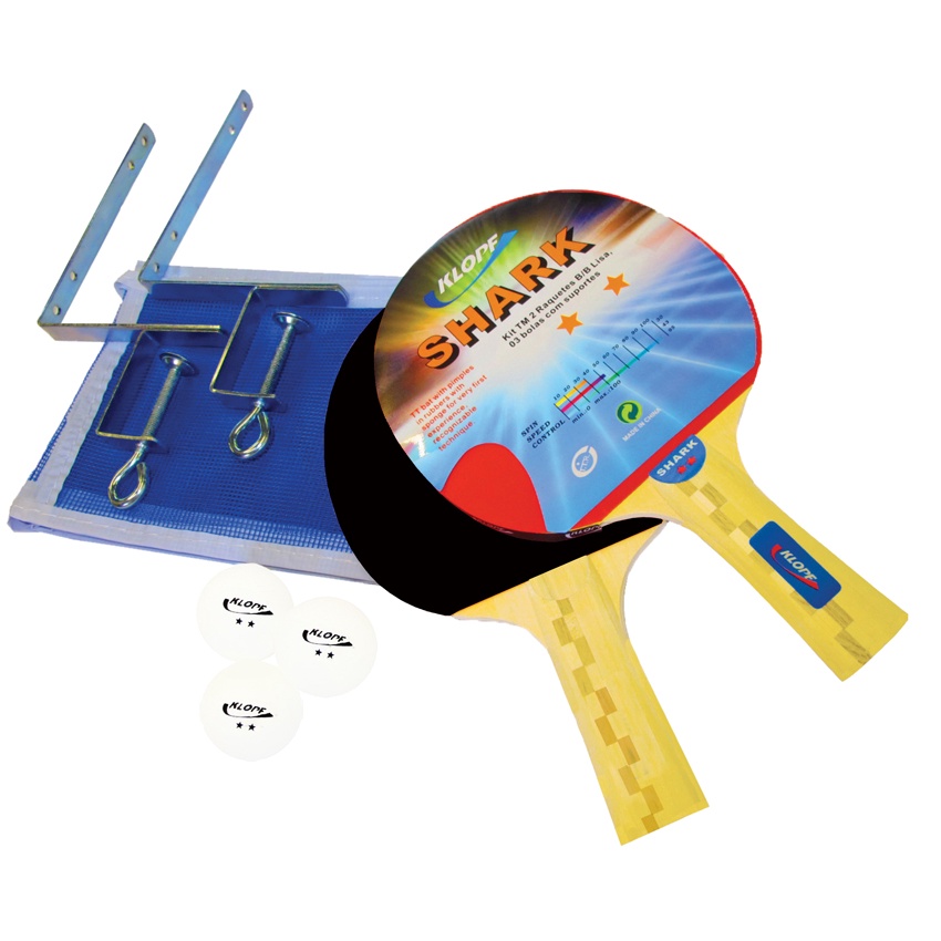Kit Tênis de Mesa/Ping Pong com Raquetes, Rede Suporte e Bolinhas - 5031