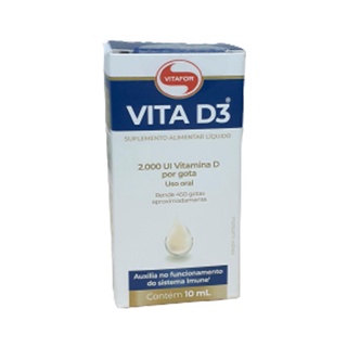 Vitamina D3 em Gotas Vitafor 10 ml
