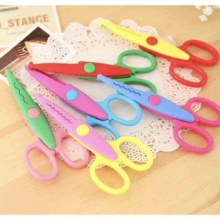 Tesoura borda onda ofício escola para cortador de fronteira scrapbooking artesanal crianças cartão arte -Envio Rapido em Oferta na Shopee