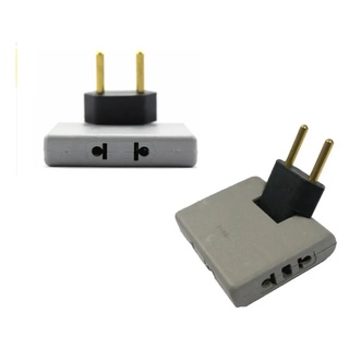 Pino Adaptador Articulado T 3 Saidas 10amperes