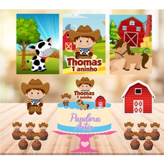 Kit Festa Fazendinha Para Menino em Oferta na Shopee
