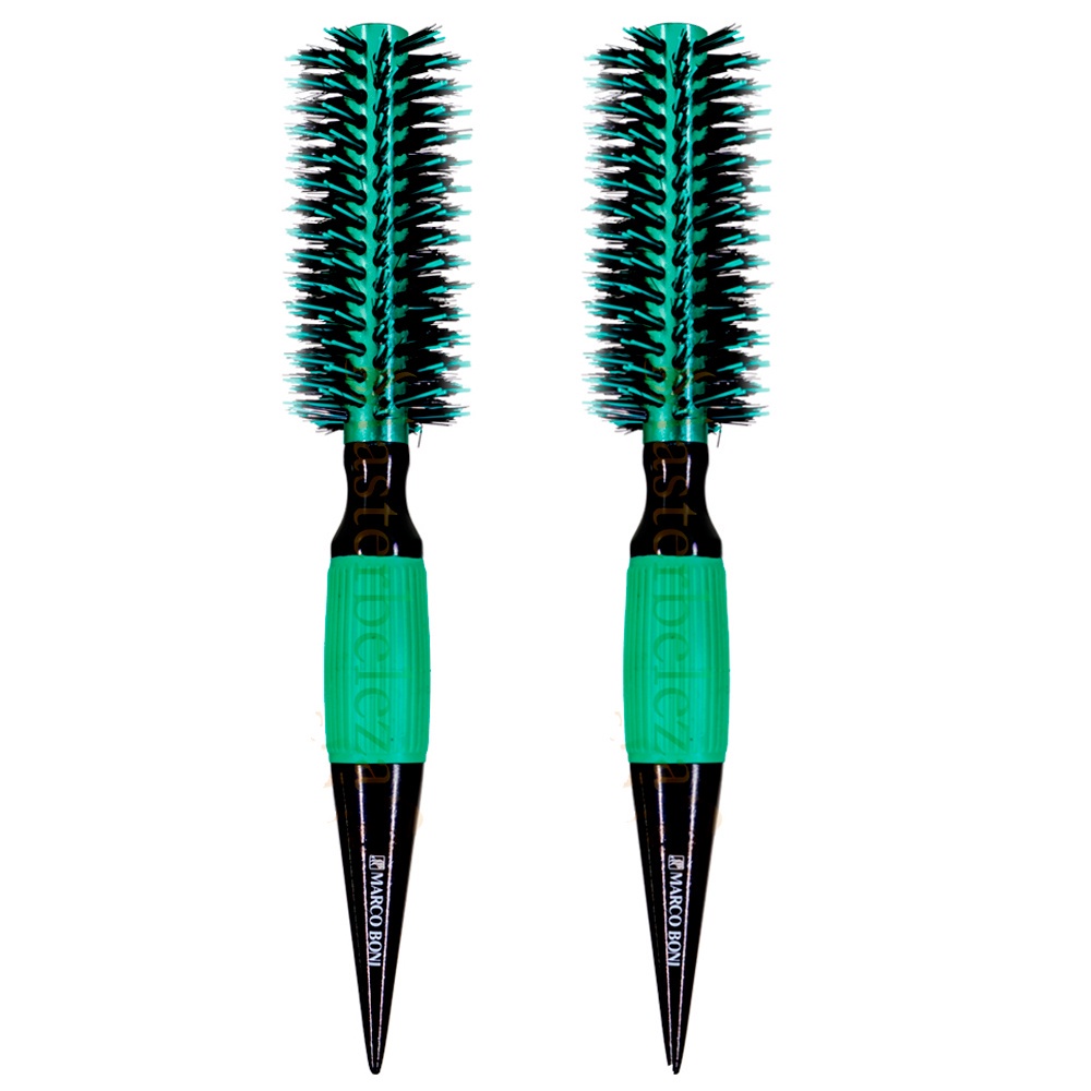 Kit 2 Escovas de Cabelo Profissional Thermal Metallic Modelo Brilho 45mm — imagem 2 de 2