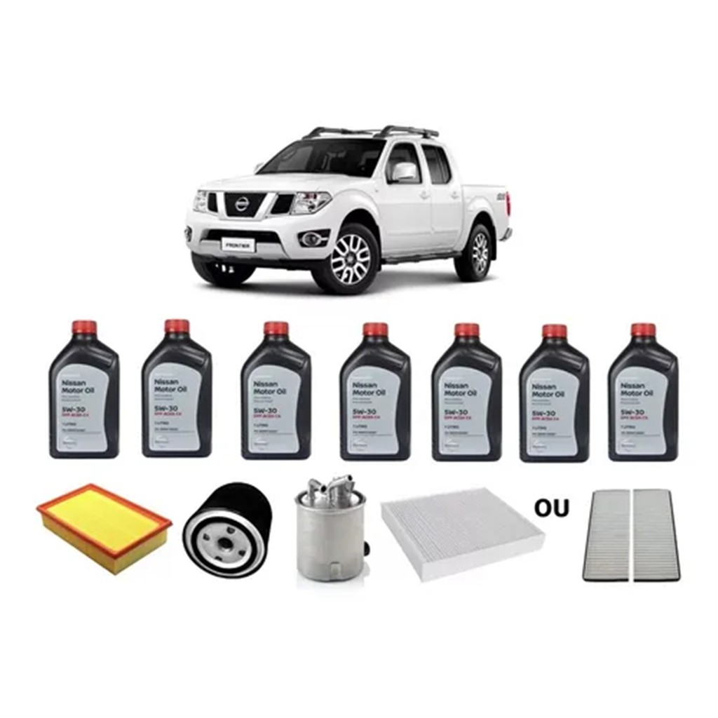 Kit Troca De Óleo 5w30 Nissan Frontier 2.5 Diesel Após 2012