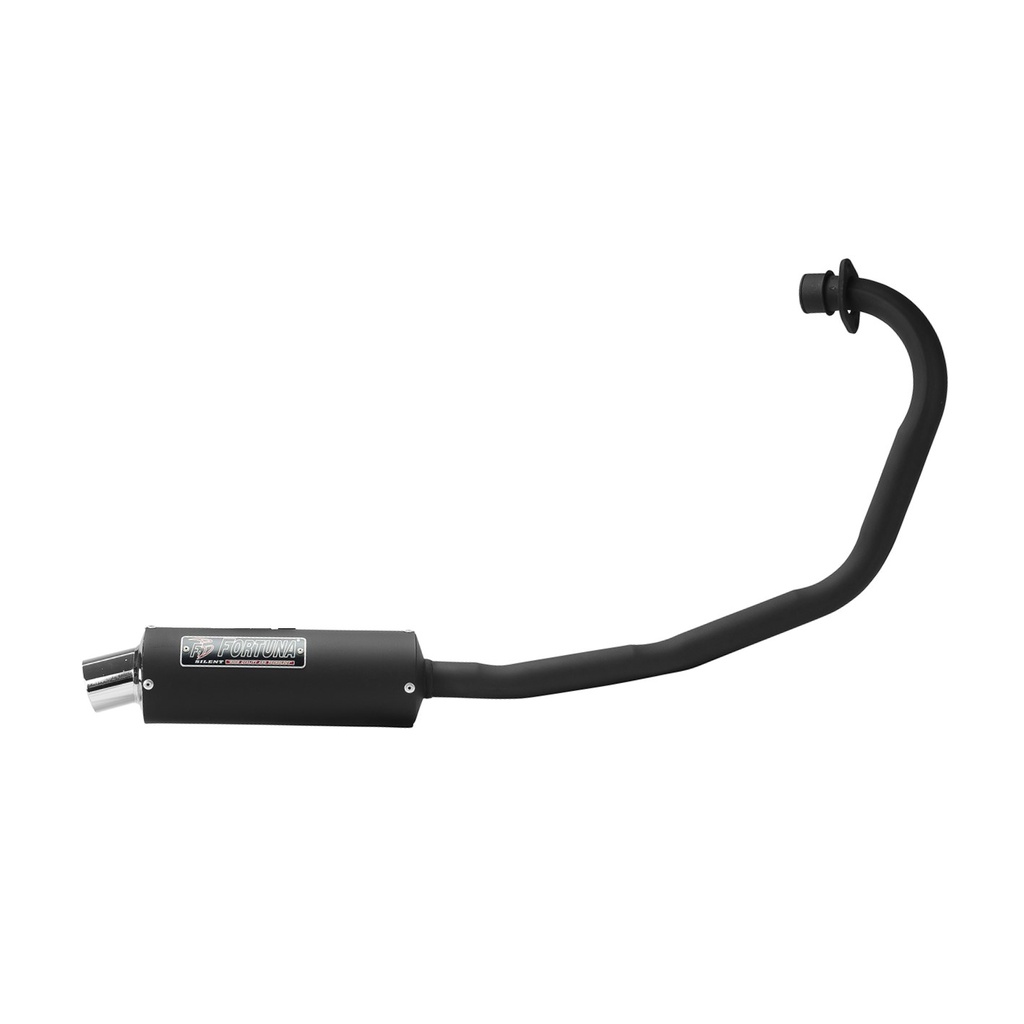 Escapamento Fan 125 09/18 F1 Mini Turbo Preto Fortuna