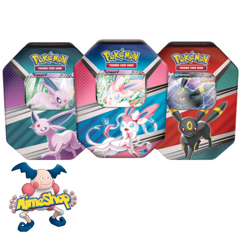 Lata Pokemon Herois V - Umbreon V Ou Sylveon V Ou Espeon V
