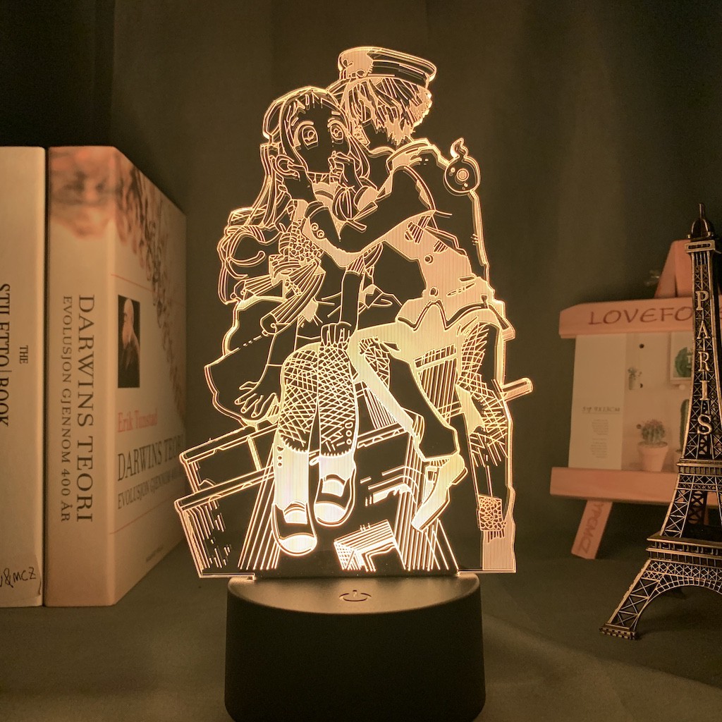 Anime Wc Bound Hanako Kun Figure Lâmpada Led Noturna Jagermeister