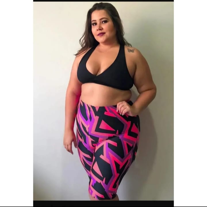Kit 10 Bermuda Feminina Plus Size Grande Academia Suplex Leg Atacado Revenda Sacoleira Confecção