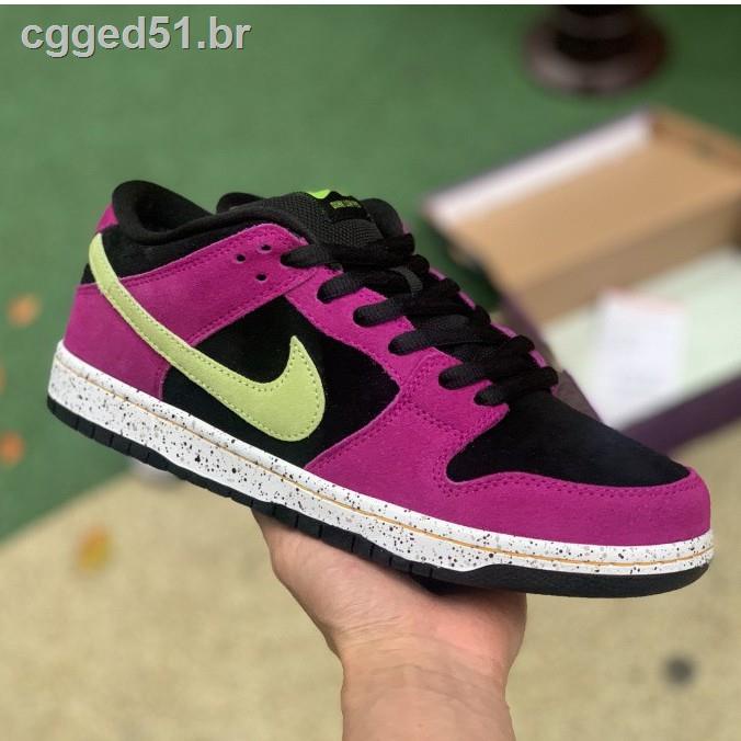 nike sb dunk low black and pink