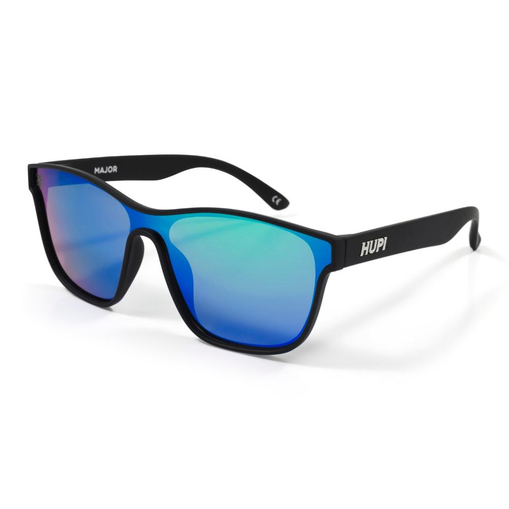 Óculos de Sol HUPI Major Preto - Lente Verde Espelhado em Oferta na Shopee