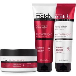 Linha match reconstrução Oboticário