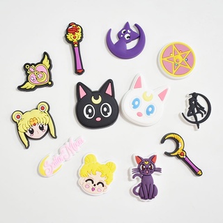 Acessórios De Moda Jibbitz Criativos " Sailor Moon " Sapato De Marinheiro Fivela De Bricolage Charme