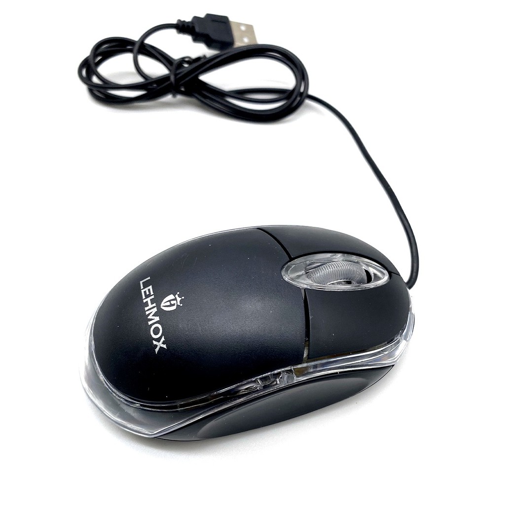 Mouse Com Fio Usb 2.0 Óptico Preto Para Notebook Pc Escritório 1200 Dpi