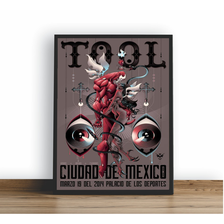 TOOL ポスター　メキシコ Quadro Decorativo poster Tool, Mexico Classico Rock Retro