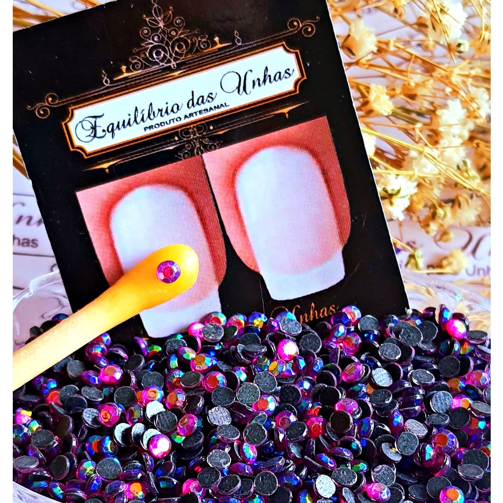 Strass Pedrarias de Unha AB, para decoração 4mm , manicure nail designer, joias, manicure, alongamento.