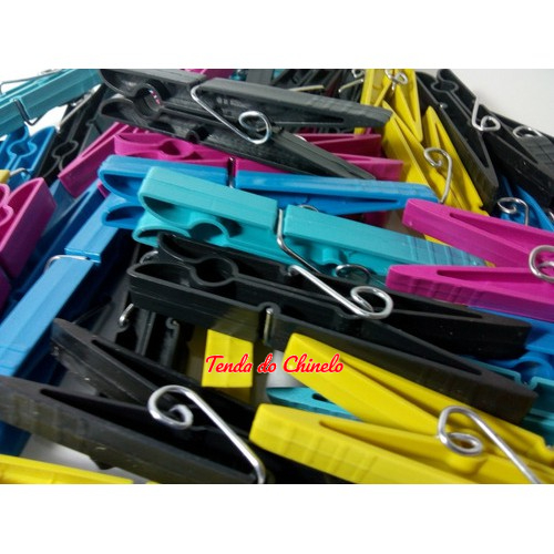 Pregador De Roupa Plástico KIT 72 Unidades Mais Resistencia - REF - 72 em Oferta na Shopee