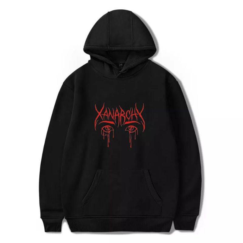 Moletom Blusa Lil Xan Trap Xanarchy Hip Hop Flanelado Capuz Casual