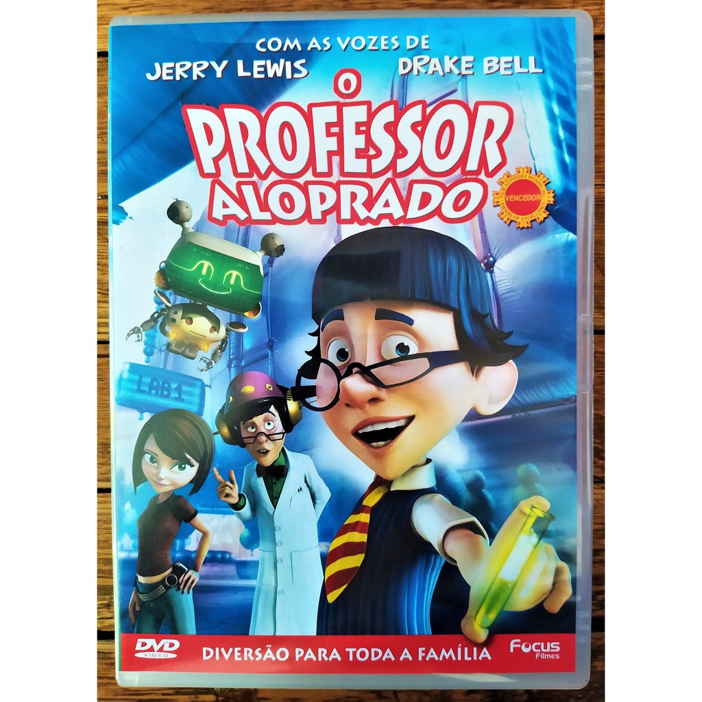 Dvd Original O Professor Aloprado Desenho