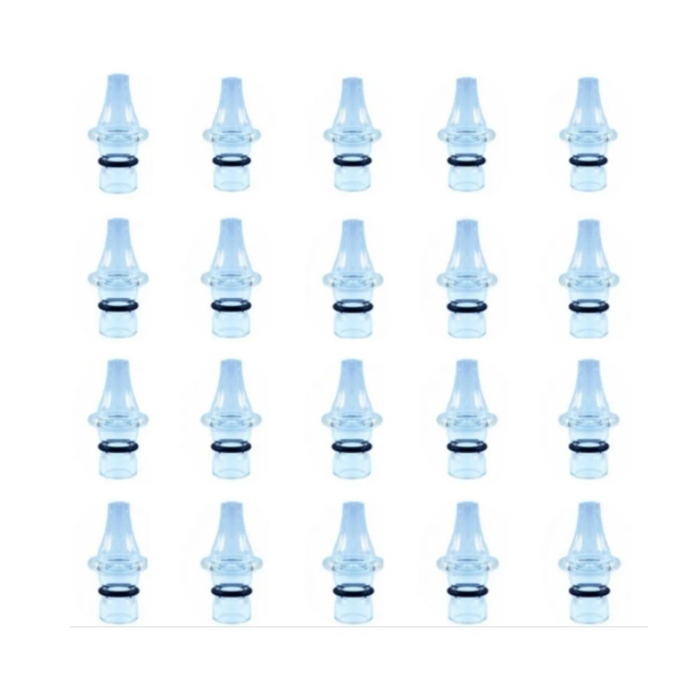 Ponteira P/ Caneta Extratora De Cravos Corpo De Vidro - Kit Com 20 Peças