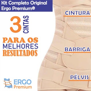 Cinta Modeladora Cesária Pós Parto Emagrecimento Ergopremium