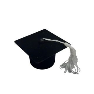 Estojo Para Anel De Formatura Formato Toga Capelo Veludo