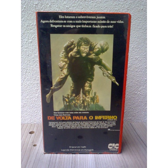 Fita Vhs Original - De Volta Para O Inferno ( Gene Hackman ) - Ag25