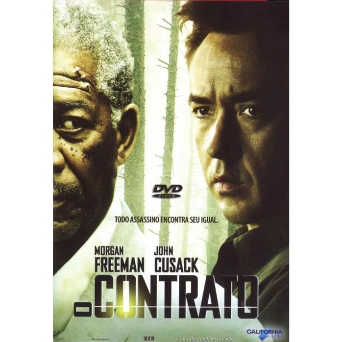 DVD O CONTRATO - MORGAN FREEMAN JOHN CUSACK -NOVO ORIGINAL LACRADO