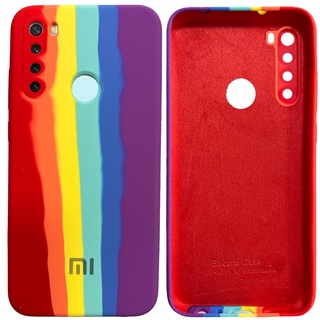 Silicone case note 8 capa colorida arco iris xiaomi note 8 capa de silicone