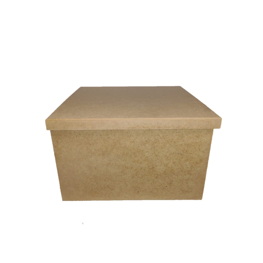 Caixa em Mdf 25x25x15 Jl019 Organizador, Artesanato, Decoração, Lembrancinha, Presente, Padrinhos, Casamento, Festa.