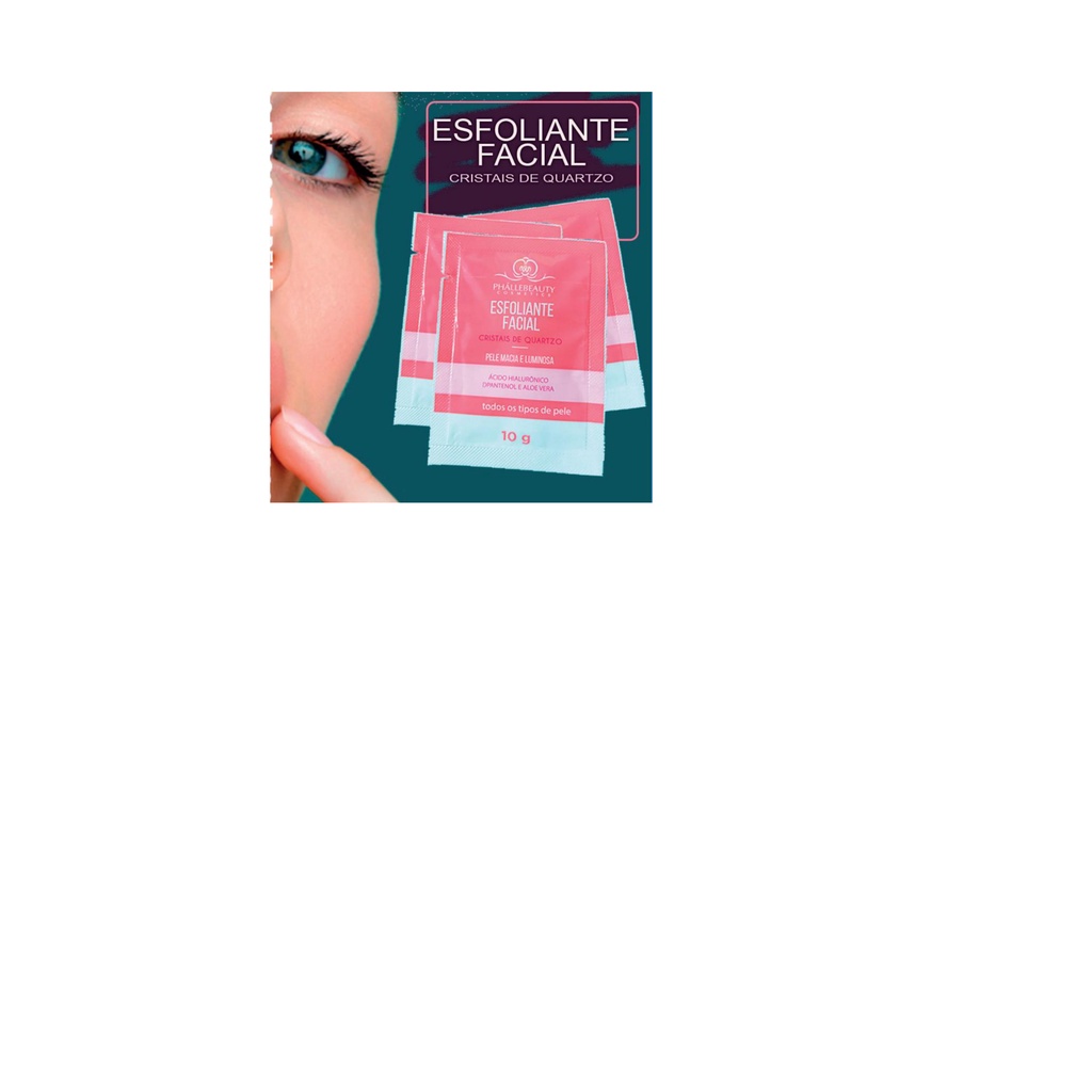 ESFOLIANTE FACIAL DE CRISTAIS DE QUARTZO 10G