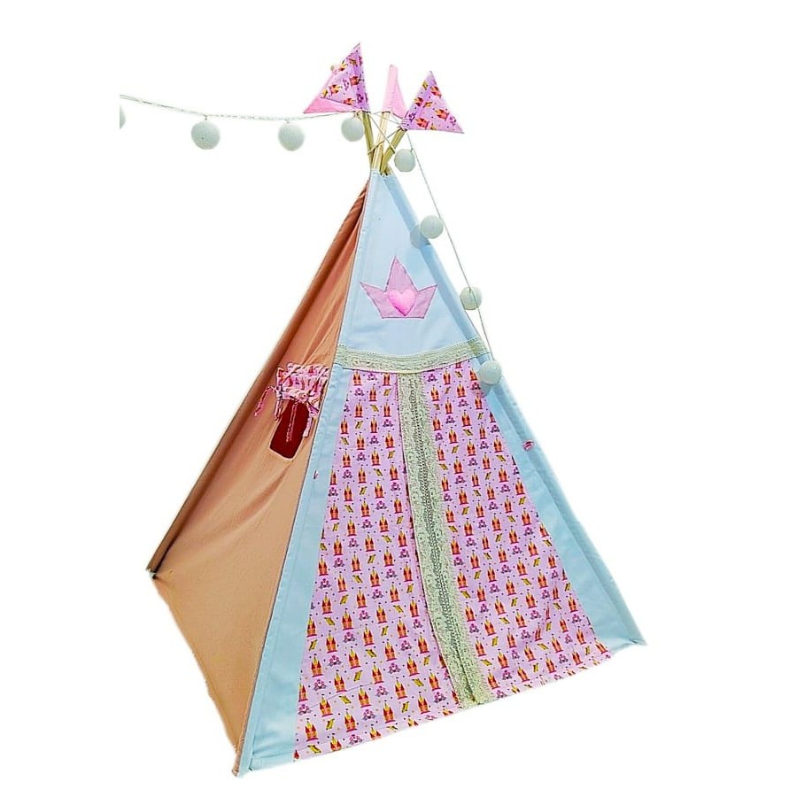 Barraca Infantil Tenda Cabana Artesanal Com Colchonete de Princesas