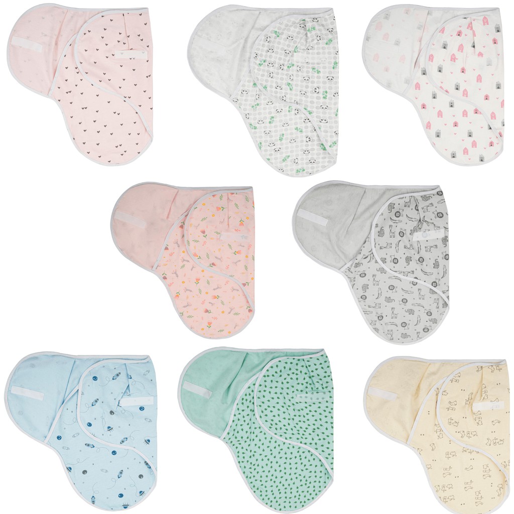 Charutinho Bebê Recém Nascido Cueiro Swaddle Ajustável de 0 a 3 Meses Fresquinho e Maleável