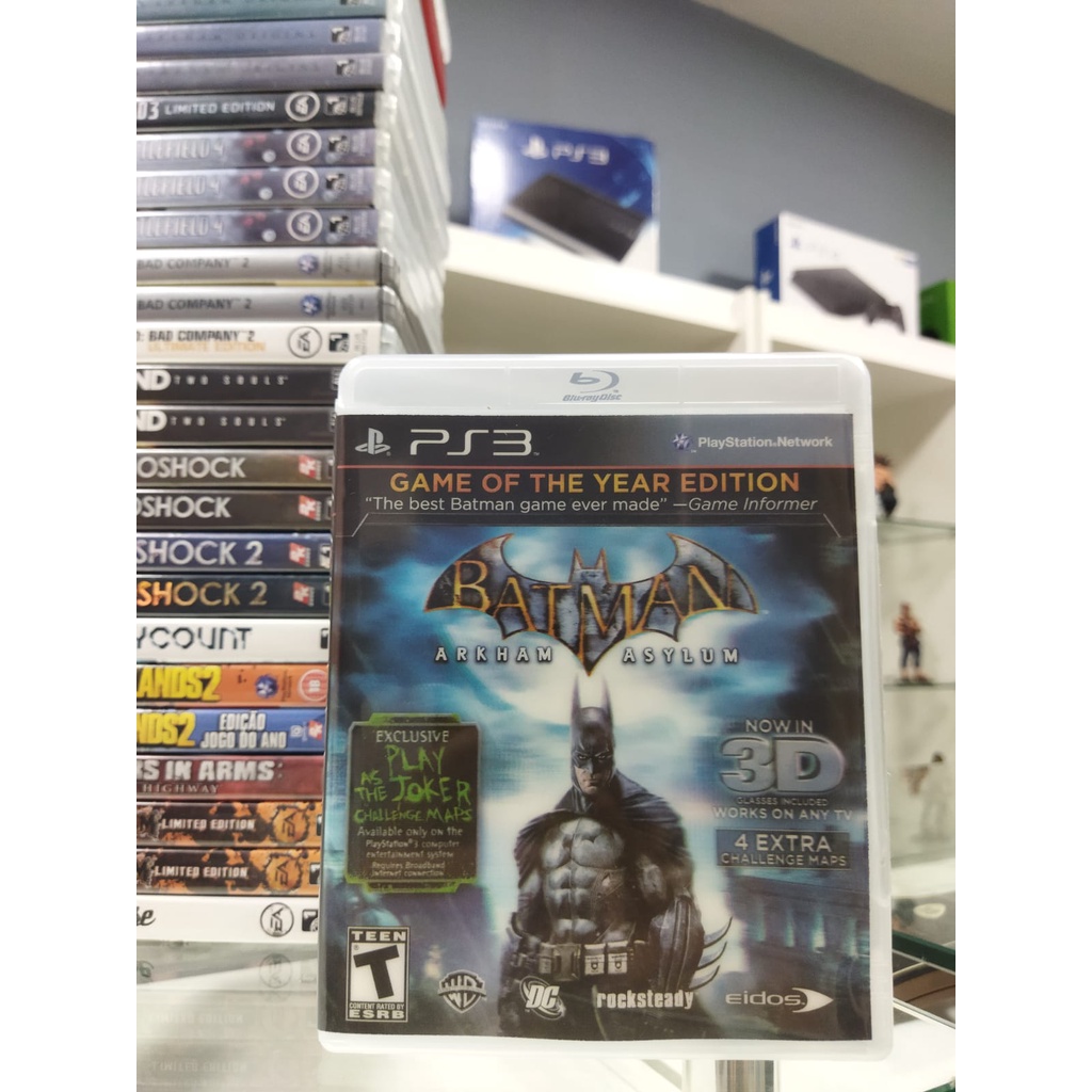 Batman Arkham Asylum - PS3 - Usado - Desconto no Preço