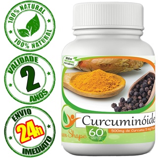 Curcuminóide 60 cápsulas (Cúrcuma + Piperina) ORIGINAL