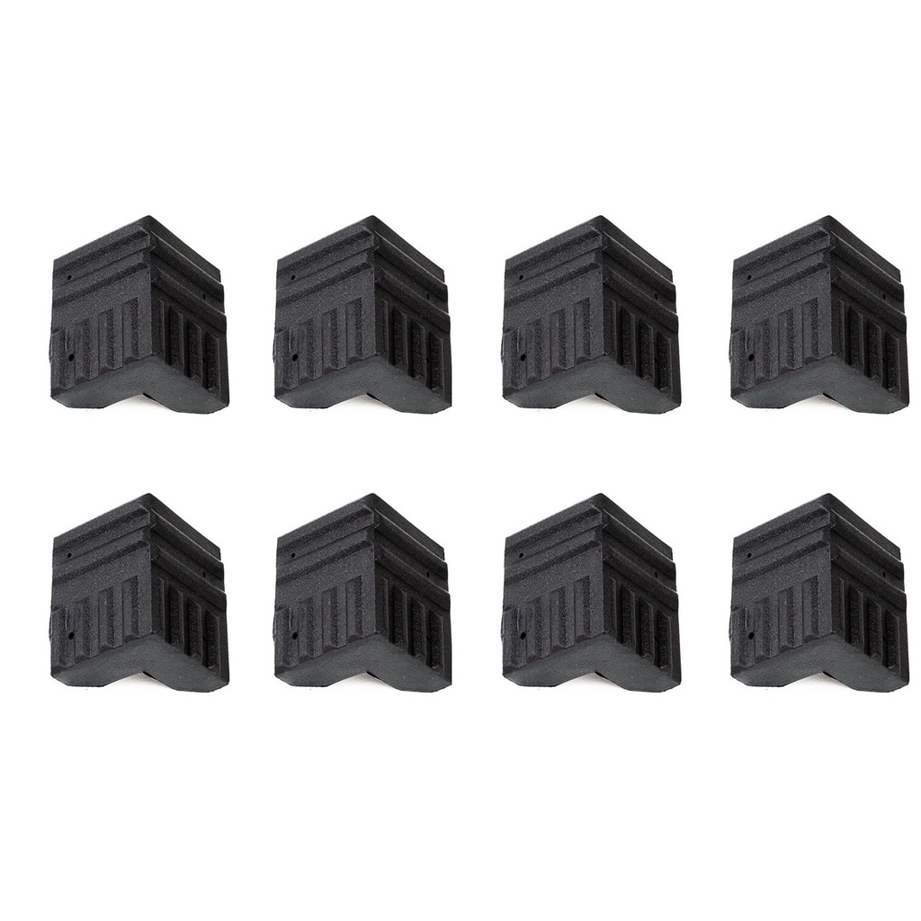 Kit 8 Cantoneiras Plástica Pequena Para Caixa De Som Permak