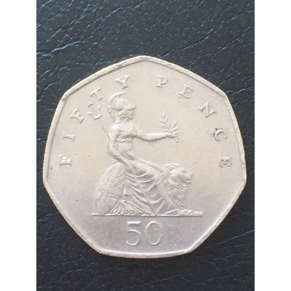 Moeda 50 Pence do Reino Unido