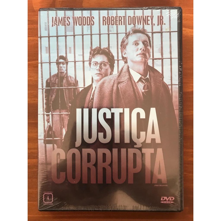 DVD Justiça Corrupta - Robert Downey Jr, James Woods - Lacrado