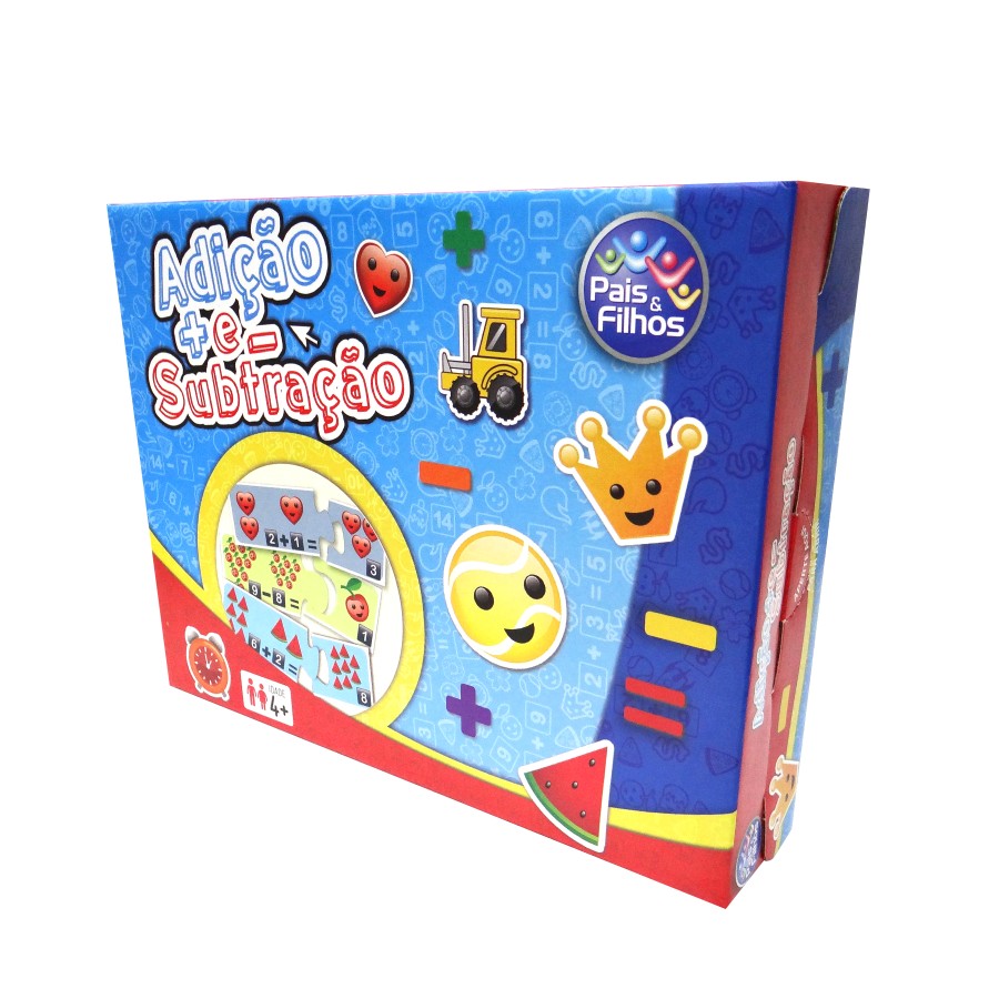 Jogo Educativo Adicao E Subtracao Aprendendo Matematica Pedagogico Pais E Filhos