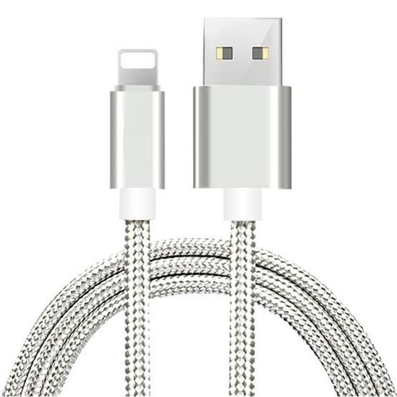Cabo carregador 1.5m nylon flexivel iPhone Ipad Ipod abo sincronização carregamento rápido conector lightning