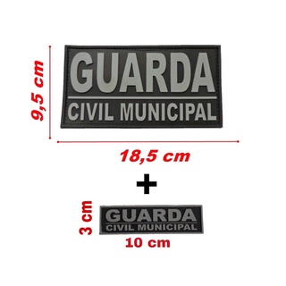Patch KIT emborrachado GUARDA CIVIL MUNICIPAL