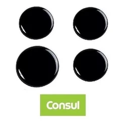Conjunto Espalhadores Tampa Fogão Consul Facilit 4 Bocas