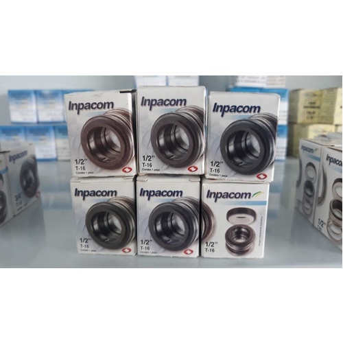 10 Peças Selo Mecanico 1/2 Pol Inpacom T-16 Emborrachado em Oferta na Shopee