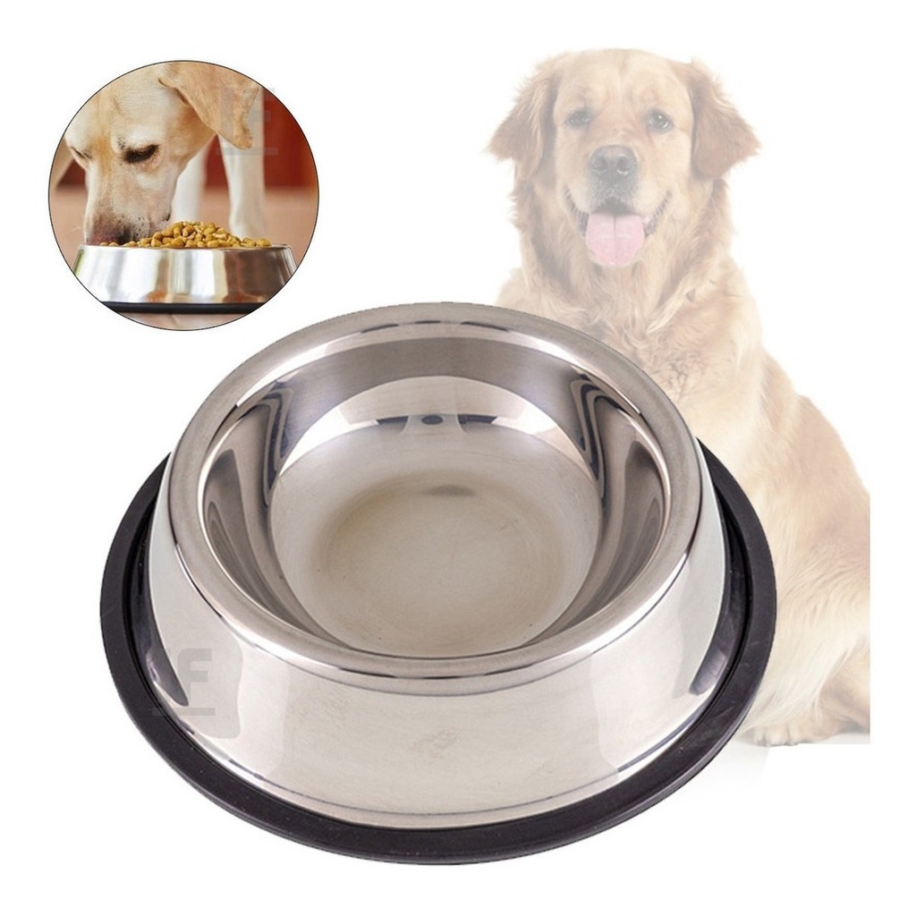 Comedouro E Bebedouro Inox Para Pet Cachorro Gato E Outros - Pets