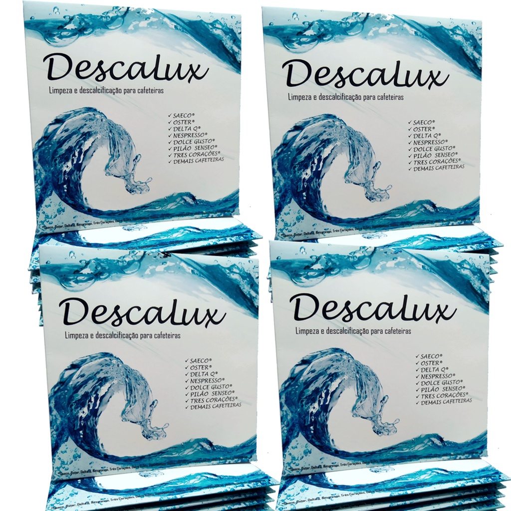 4X Descalcificante Descalux Nespresso Dolce Gusto Tres Corações Oster Descalux Limpeza Outras Cafeteiras Descalcificador em Oferta na Shopee